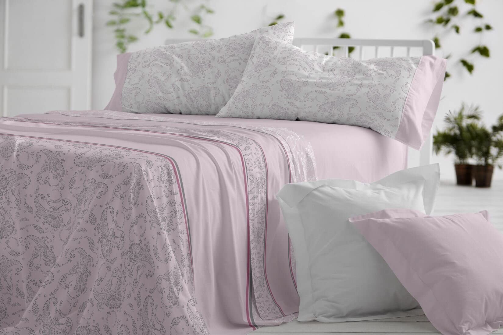 burrito-blanco-juego-de-s-banas-dise-o-038-colorete-cama-de-135-cm-estampado-pai image 1