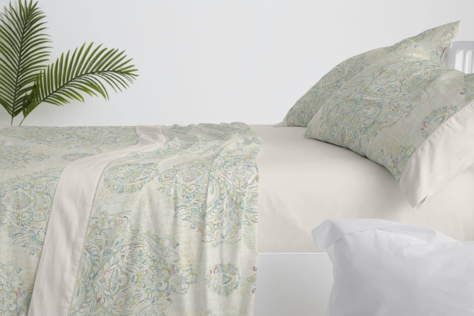 burrito-blanco-523-esmeralda-juego-de-s-banas-juveniles-para-cama-de-105-cm-algo image 1