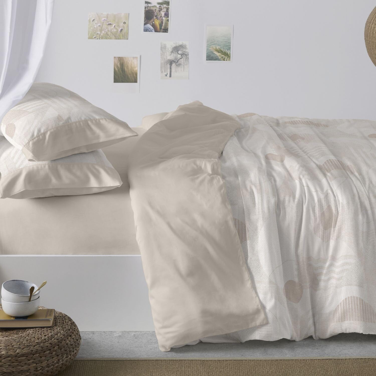 burrito-blanco-034-beige-juego-de-funda-n-rdica-juvenil-para-cama-de-135-cm-algo image 3