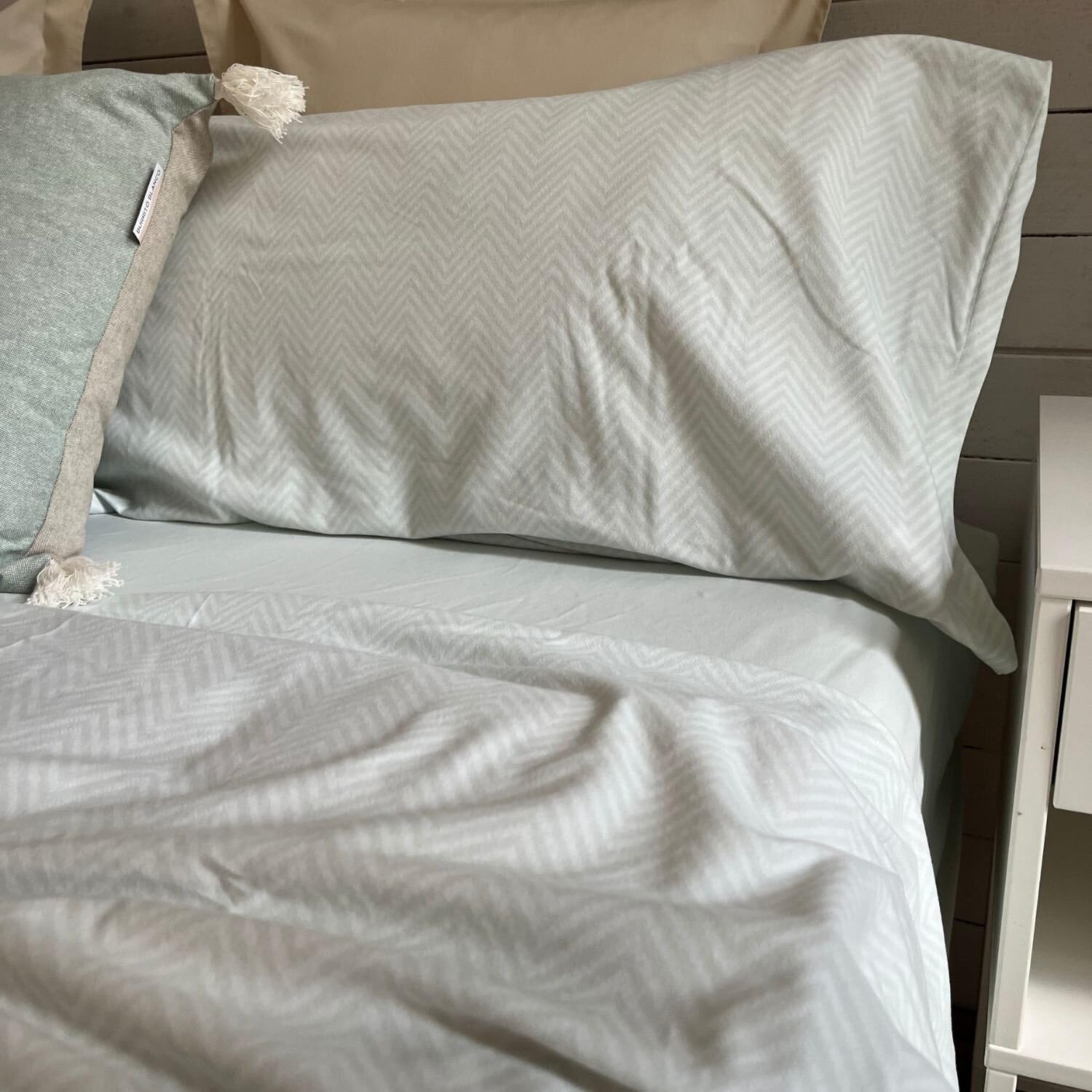 burrito-blanco-velvelina-dise-o-002-menta-juego-de-s-banas-de-invierno-para-cama image 3