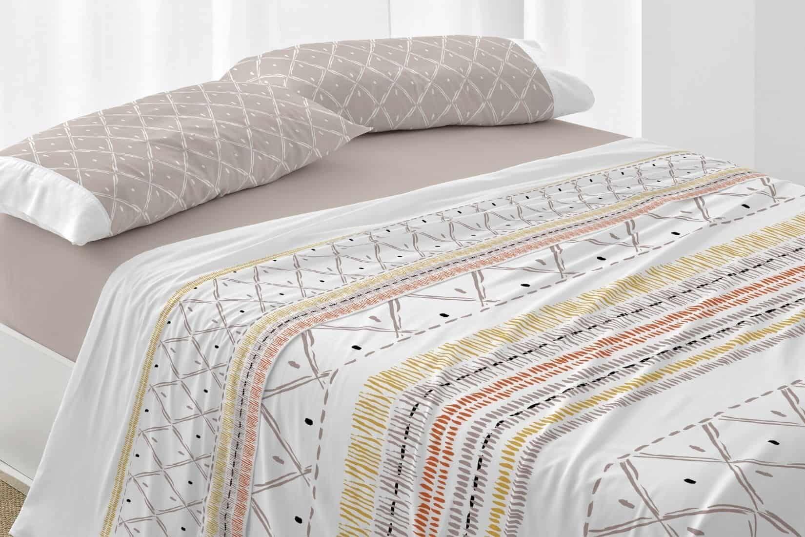 burrito-blanco-130-juego-de-s-banas-boho-chic-en-tonos-tierra-para-cama-de-90-cm image 1