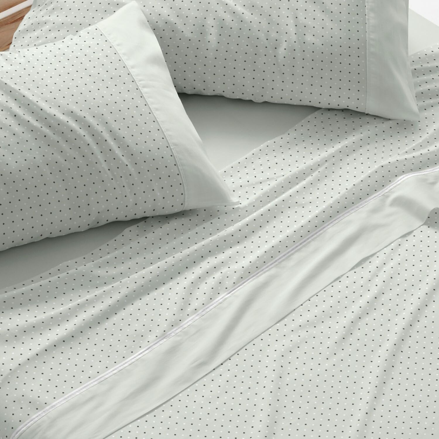 burrito-blanco-568-juego-de-s-banas-de-franela-para-cama-de-90-cm-color-verde image 2
