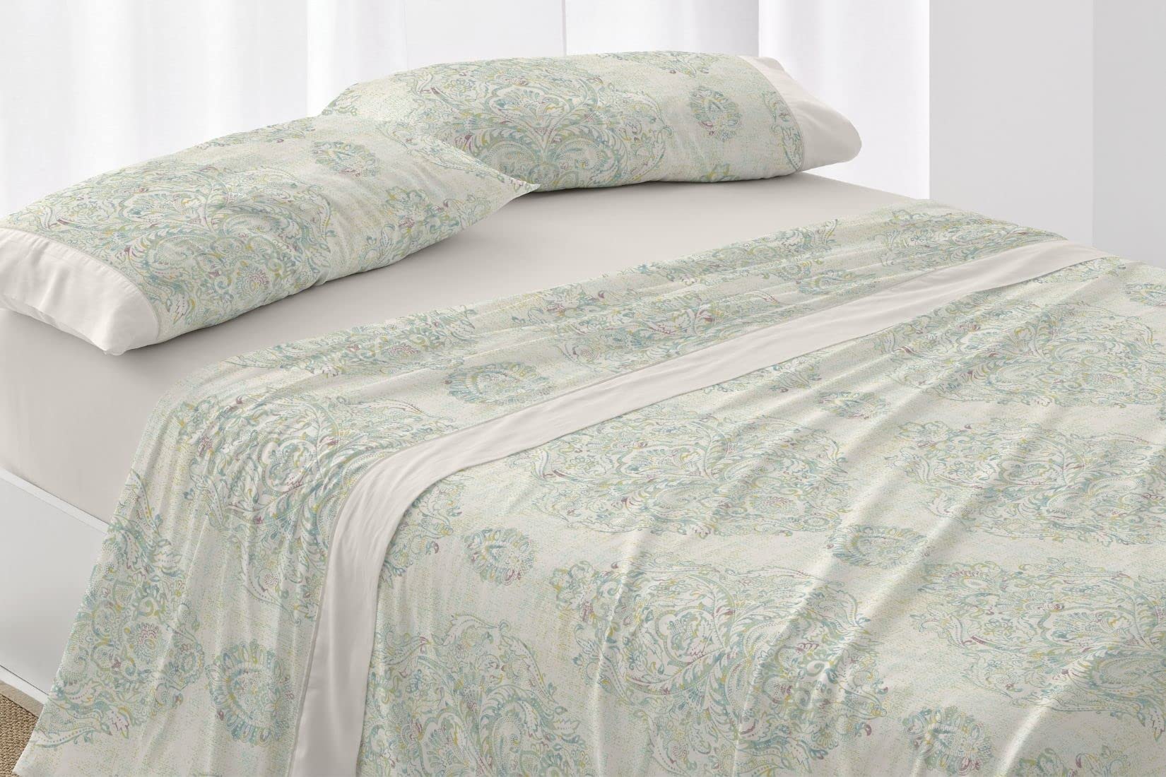 burrito-blanco-523-esmeralda-juego-de-s-banas-juveniles-para-cama-de-105-cm-algo image 3