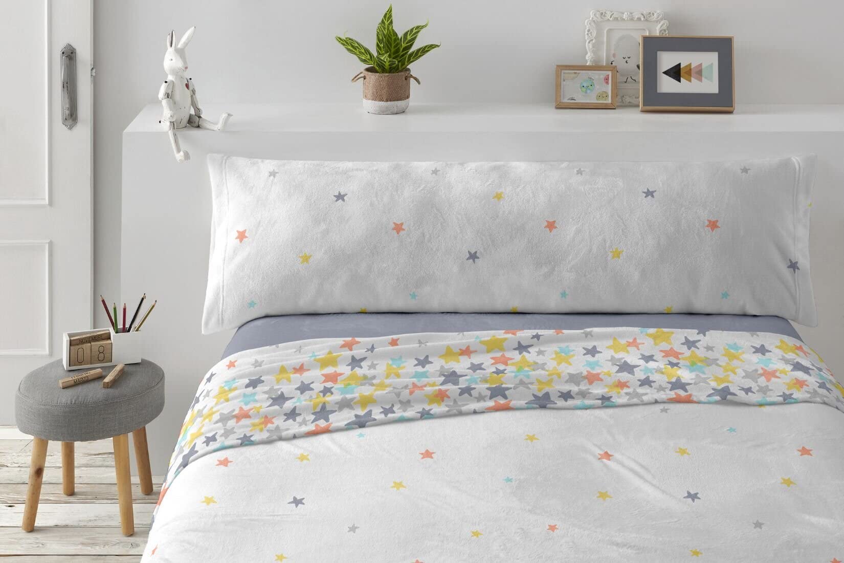 burrito-blanco-s-banas-de-coralina-979-multi-infantil-cama-de-90-estampado-de-es image 1