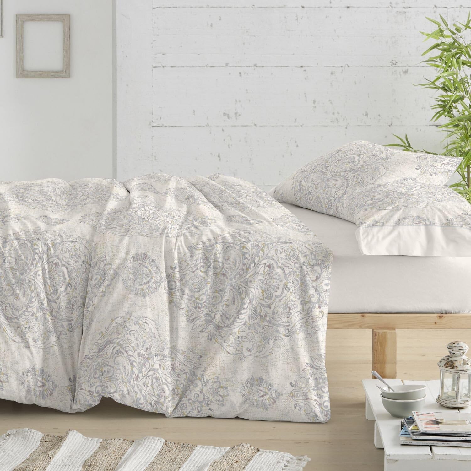 burrito-blanco-523-gris-juego-de-funda-n-rdica-de-dise-o-para-cama-de-135-cm-alg image 3
