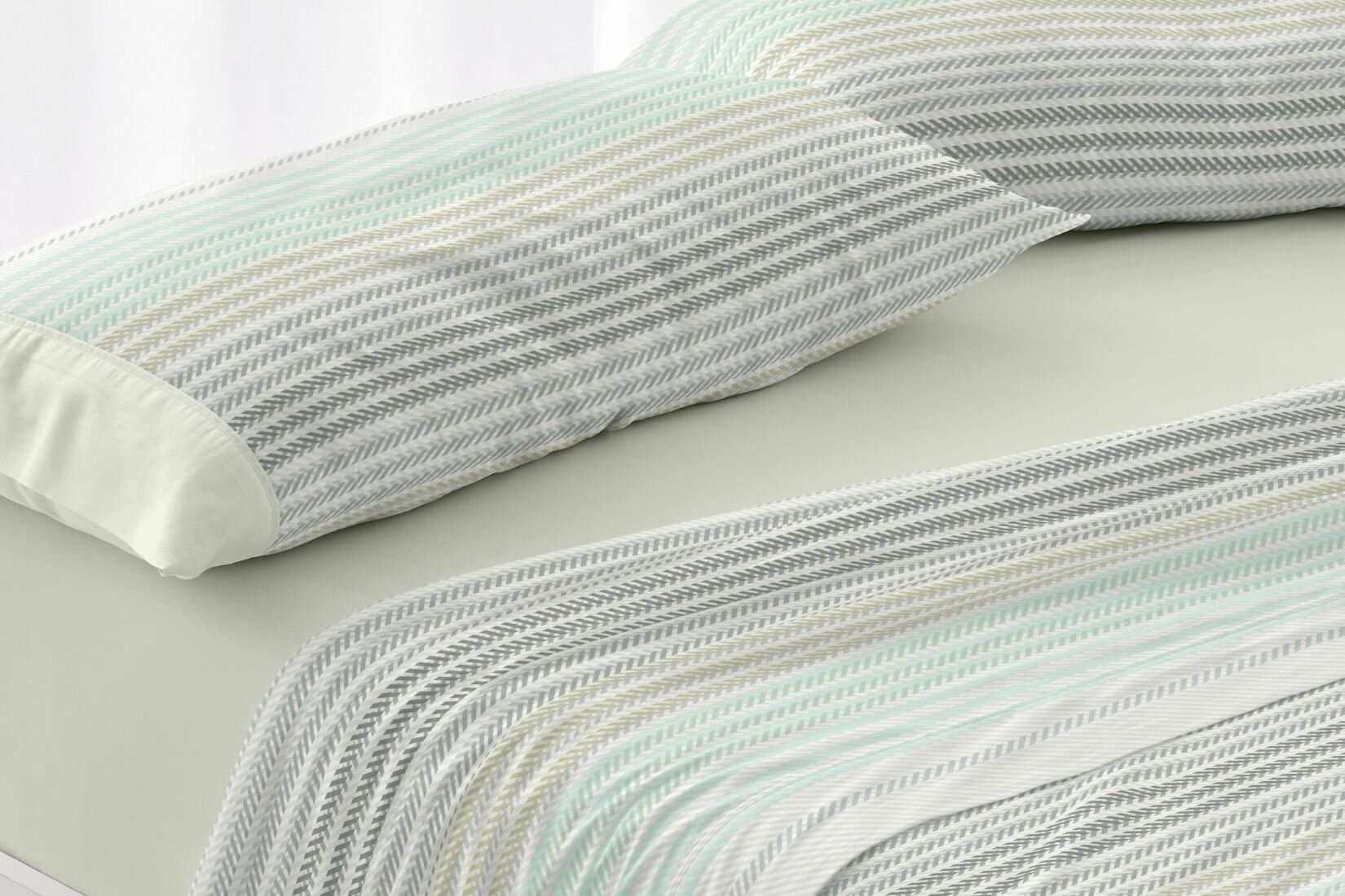 burrito-blanco-527-musgo-juego-de-s-banas-50-algod-n-50-poli-ster-para-cama-de-1 image 2