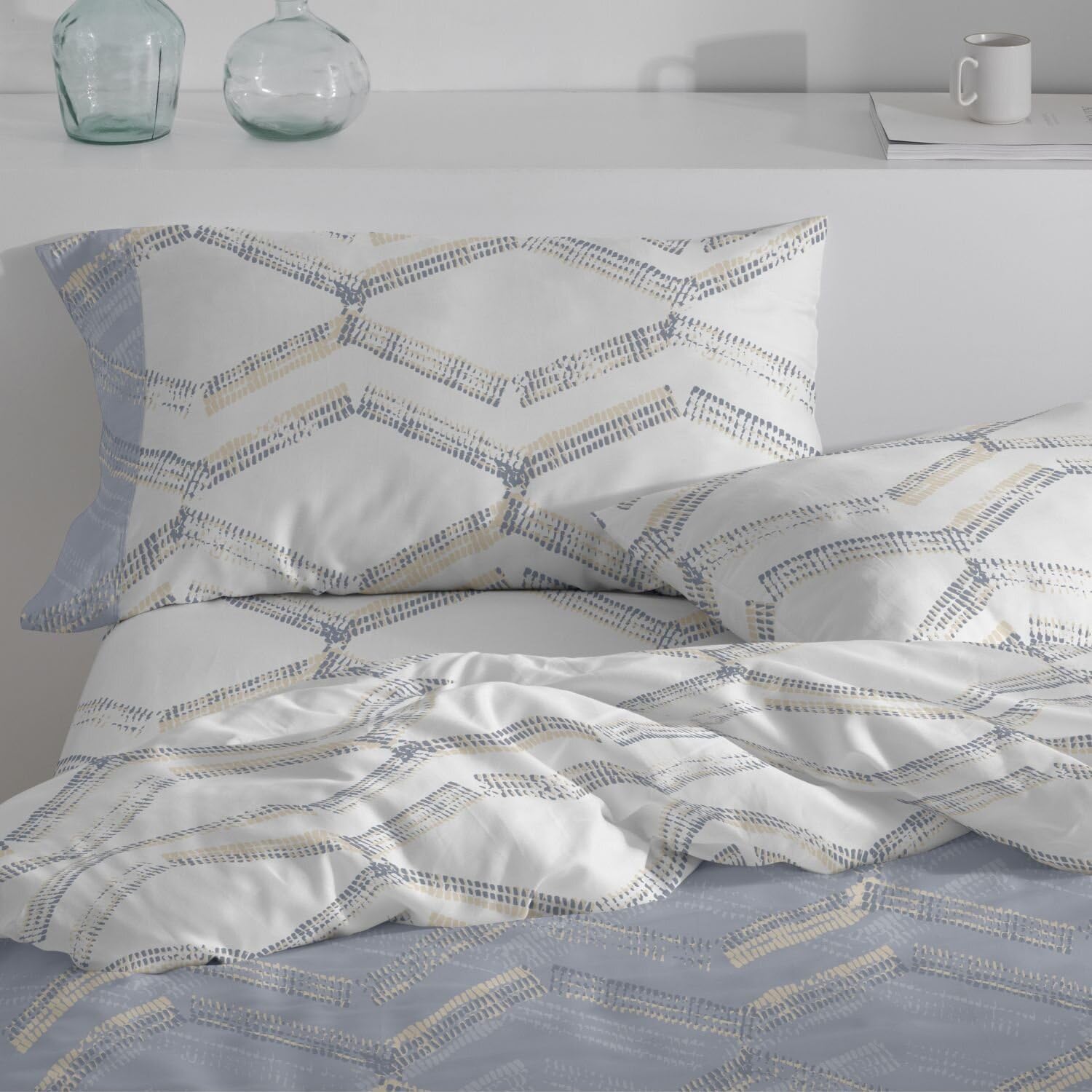 burrito-blanco-035-azul-juego-de-funda-n-rdica-moderna-reversible-para-cama-de-1 image 4
