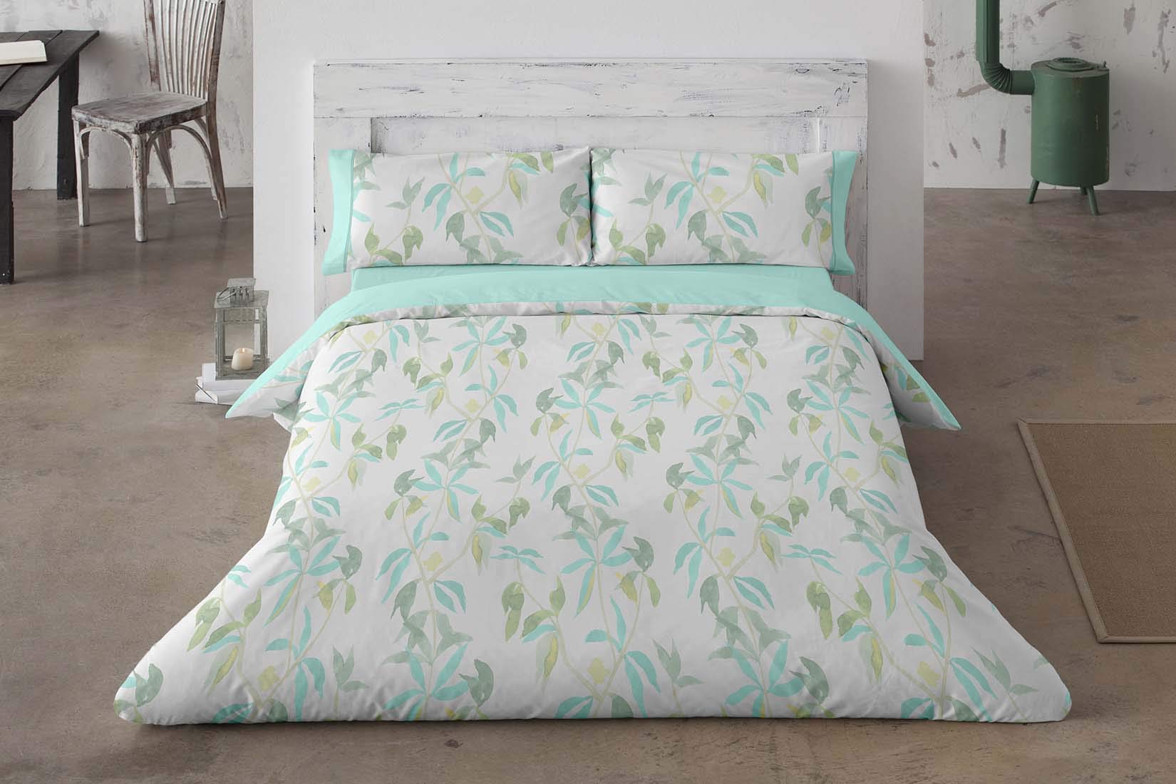 burrito-blanco-funda-n-rdica-609-turquesa-100-algod-n-cama-de-135-estampado-de-h image 1