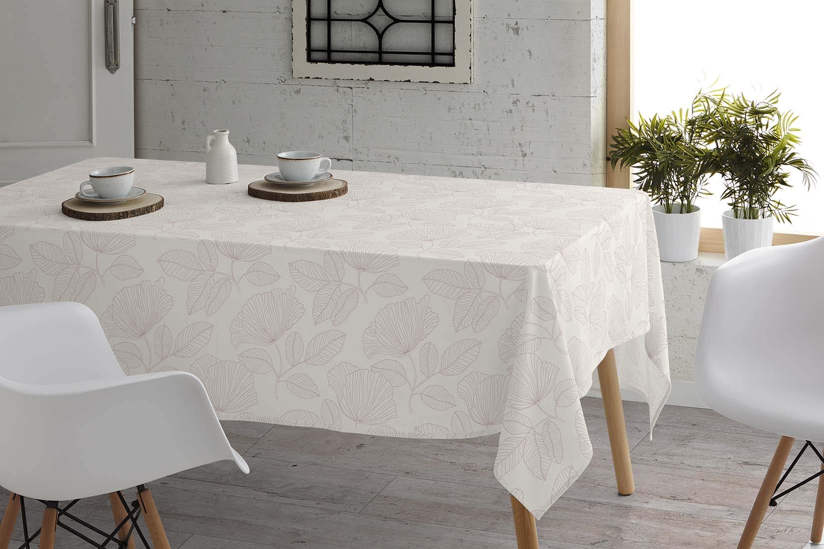 burrito-blanco-mantel-antimanchas-tefl-n-103-nude-160-cm-mantel-redondo-algod-n- image 1