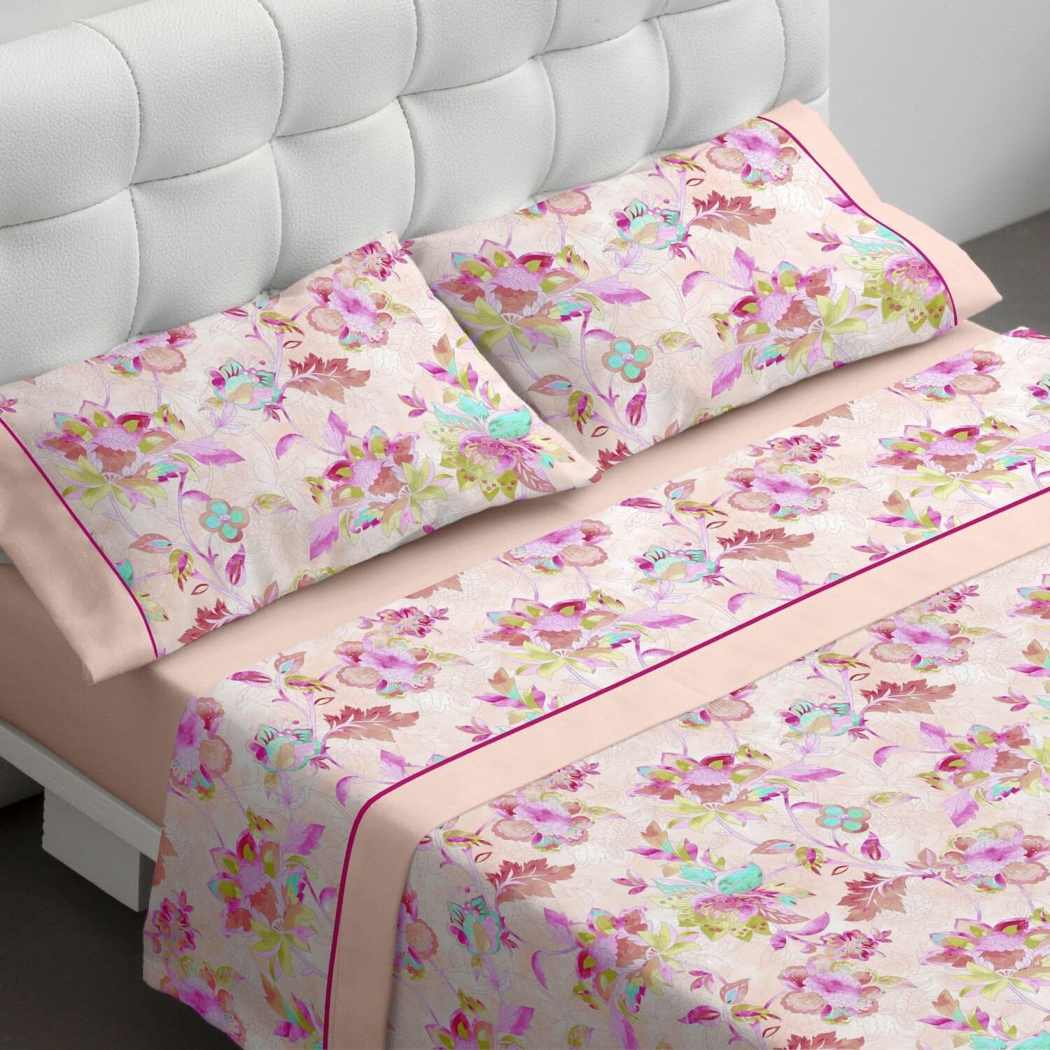 burrito-blanco-s-banas-rosa-469-juego-de-s-banas-50-algod-n-para-cama-de-120-cm- image 1