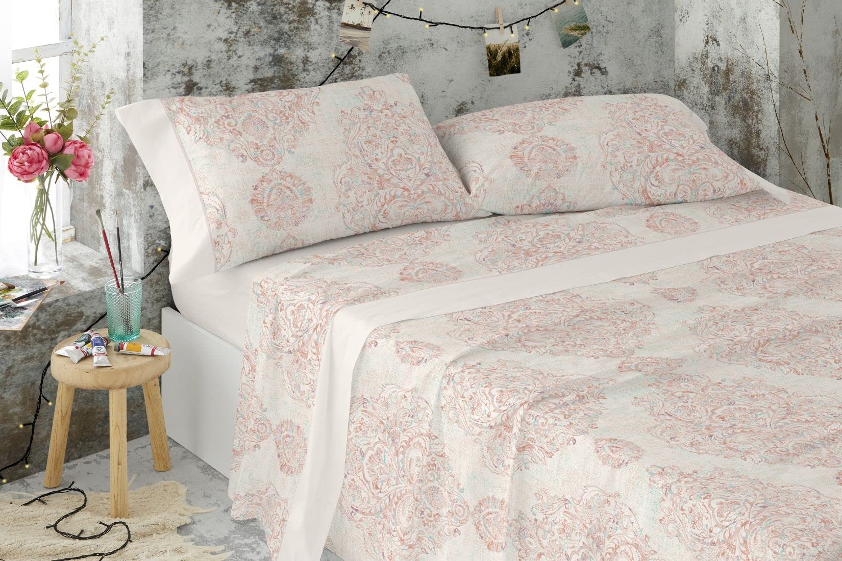 burrito-blanco-523-esmeralda-juego-de-s-banas-juveniles-para-cama-de-105-cm-algo image 6
