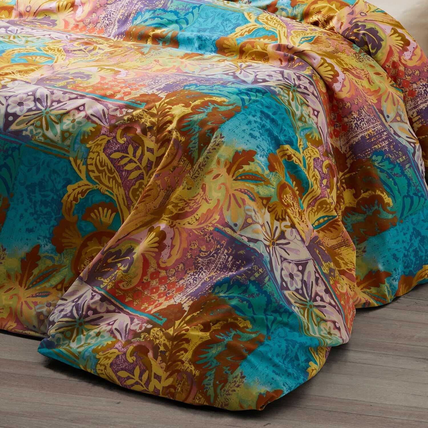 burrito-blanco-363-multicolor-funda-n-rdica-de-dise-o-estampado-ornamental-dorad image 3