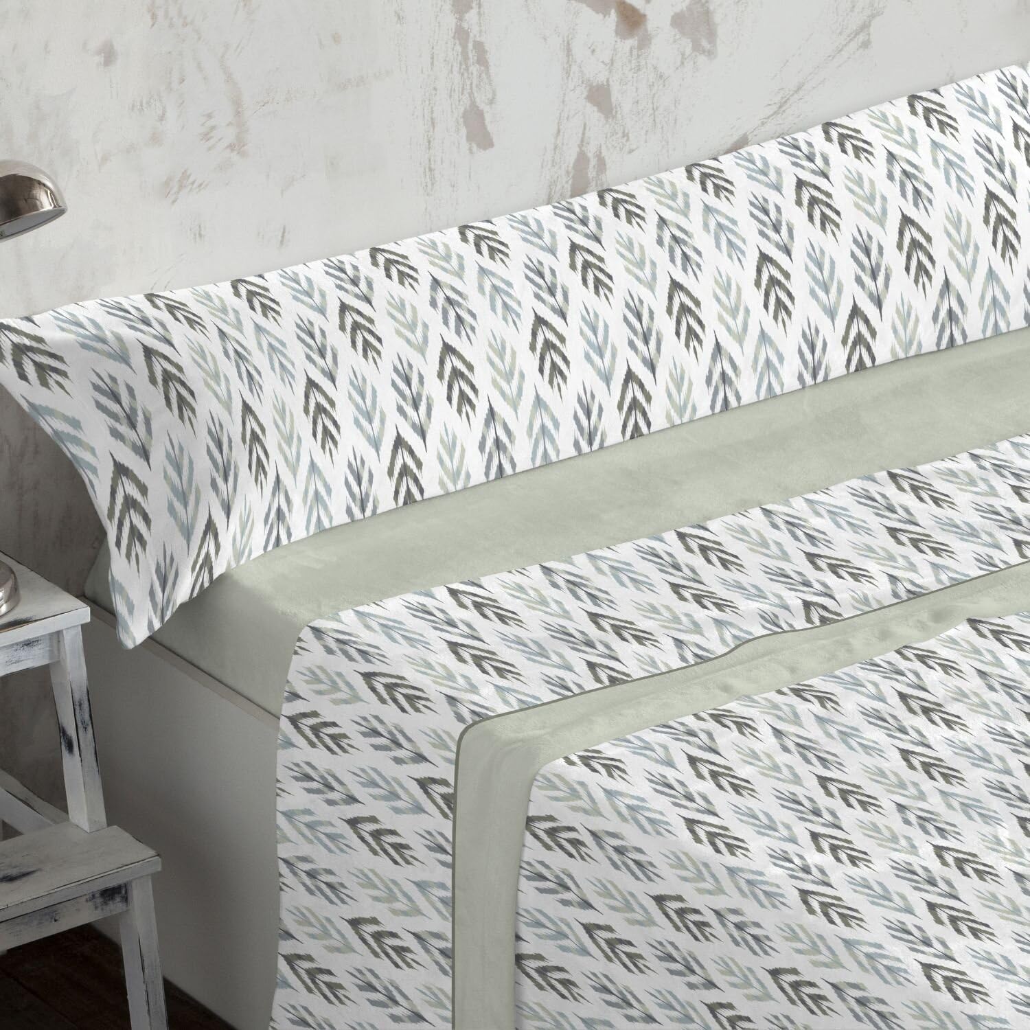burrito-blanco-s-banas-de-coralina-dise-o-770-para-cama-de-90-cm-verde-juego-de- image 1