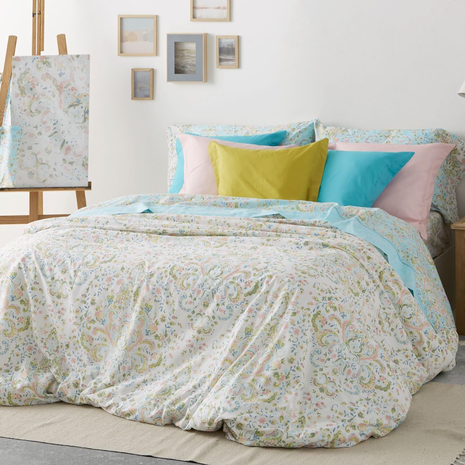 burrito-blanco-funda-n-rdica-juvenil-118-agua-para-cama-de-135-cm-estampado-orna image 1