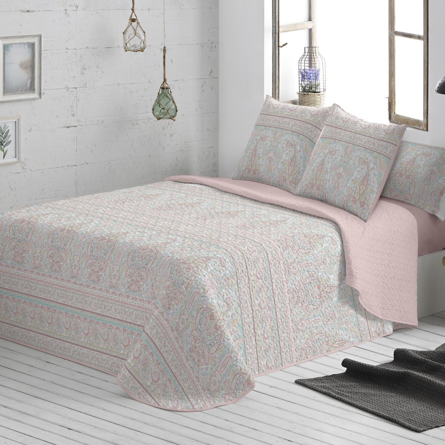 burrito-blanco-529-nude-colcha-bout-juvenil-de-primavera-para-cama-de-90-cm-acol image 1