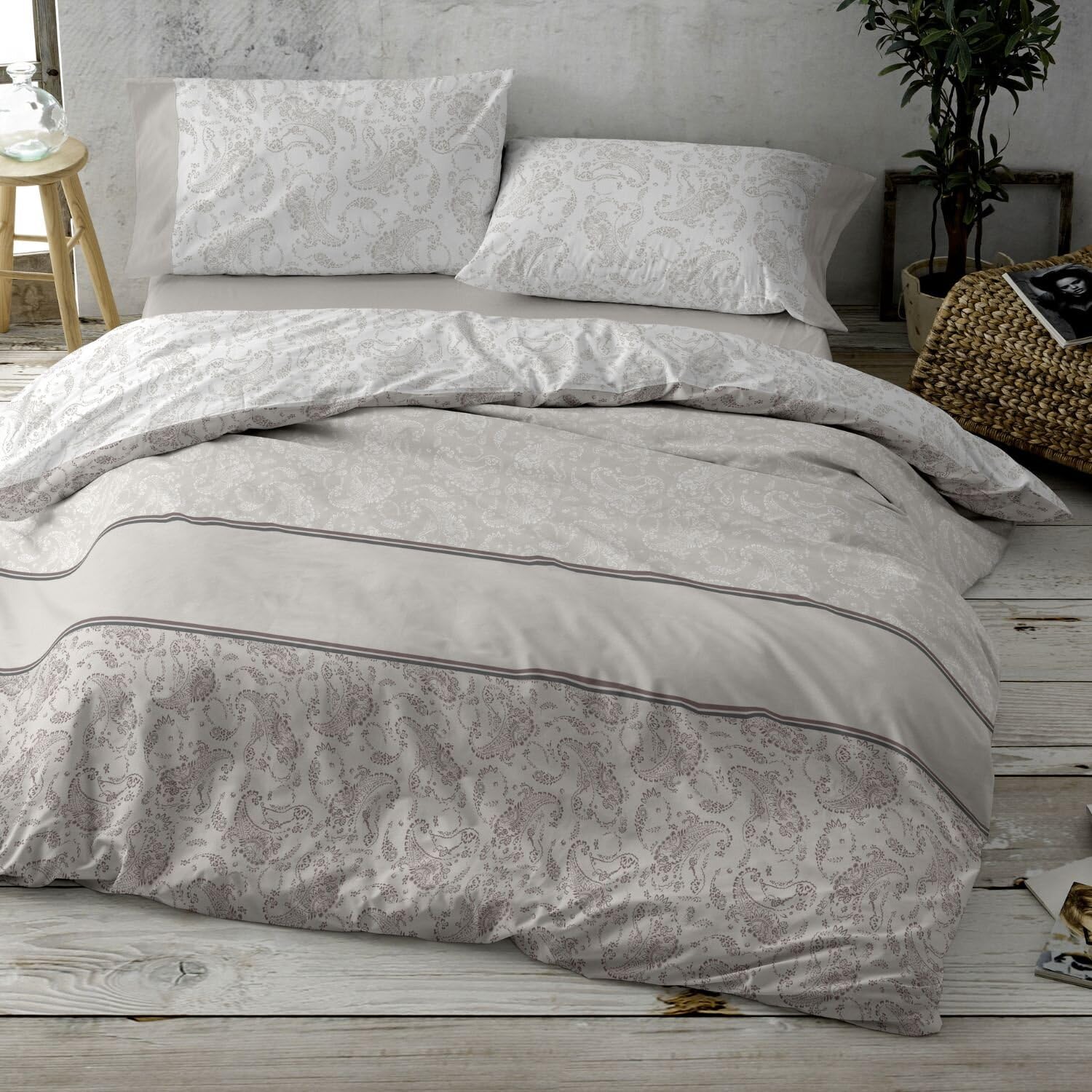 burrito-blanco-funda-n-rdica-cama-135-topo-dise-o-paisley-50-algod-n-50-poli-ste image 2