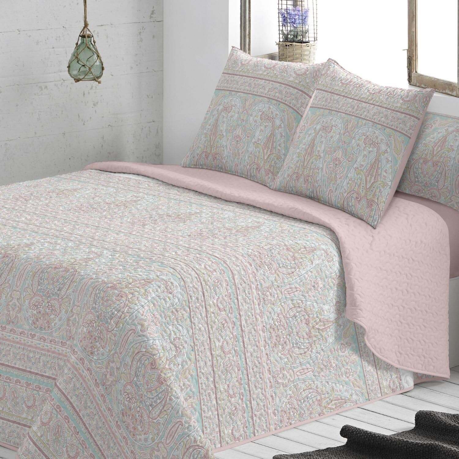 burrito-blanco-529-nude-colcha-bout-juvenil-de-primavera-para-cama-de-90-cm-acol image 2