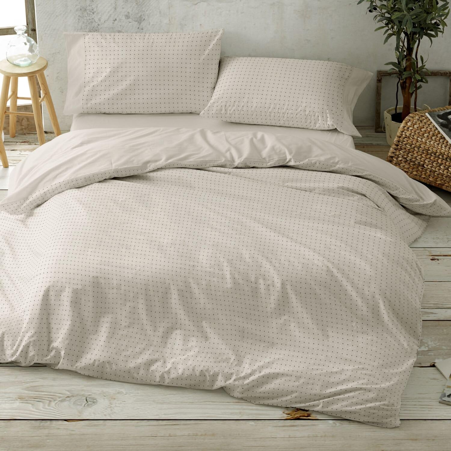 burrito-blanco-568-juego-de-funda-n-rdica-de-franela-para-cama-de-90-cm-color-ar image 1