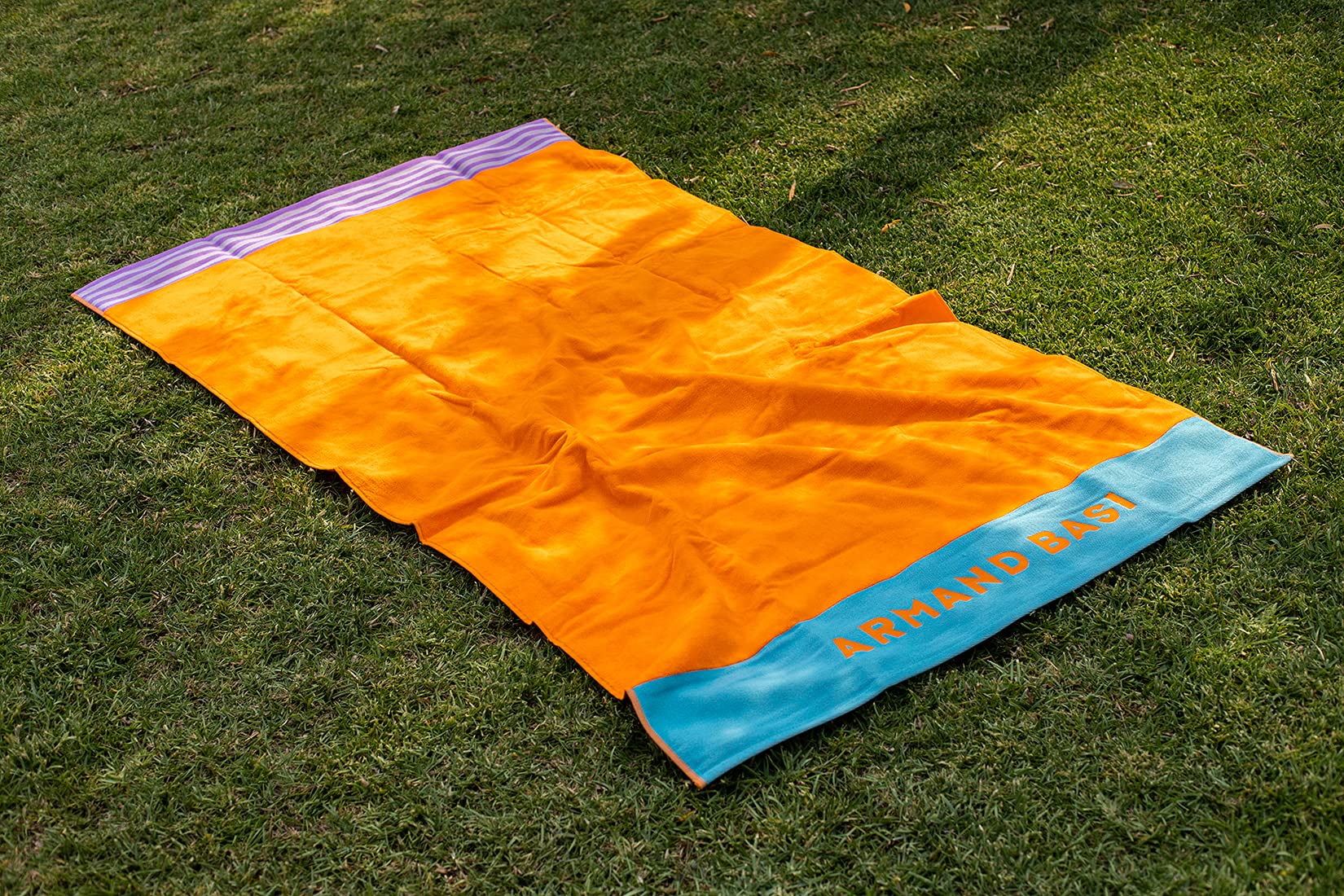 burrito-blanco-toalla-de-playa-armand-basi-62-naranja-100x180-cm-velour-100-algo image 2