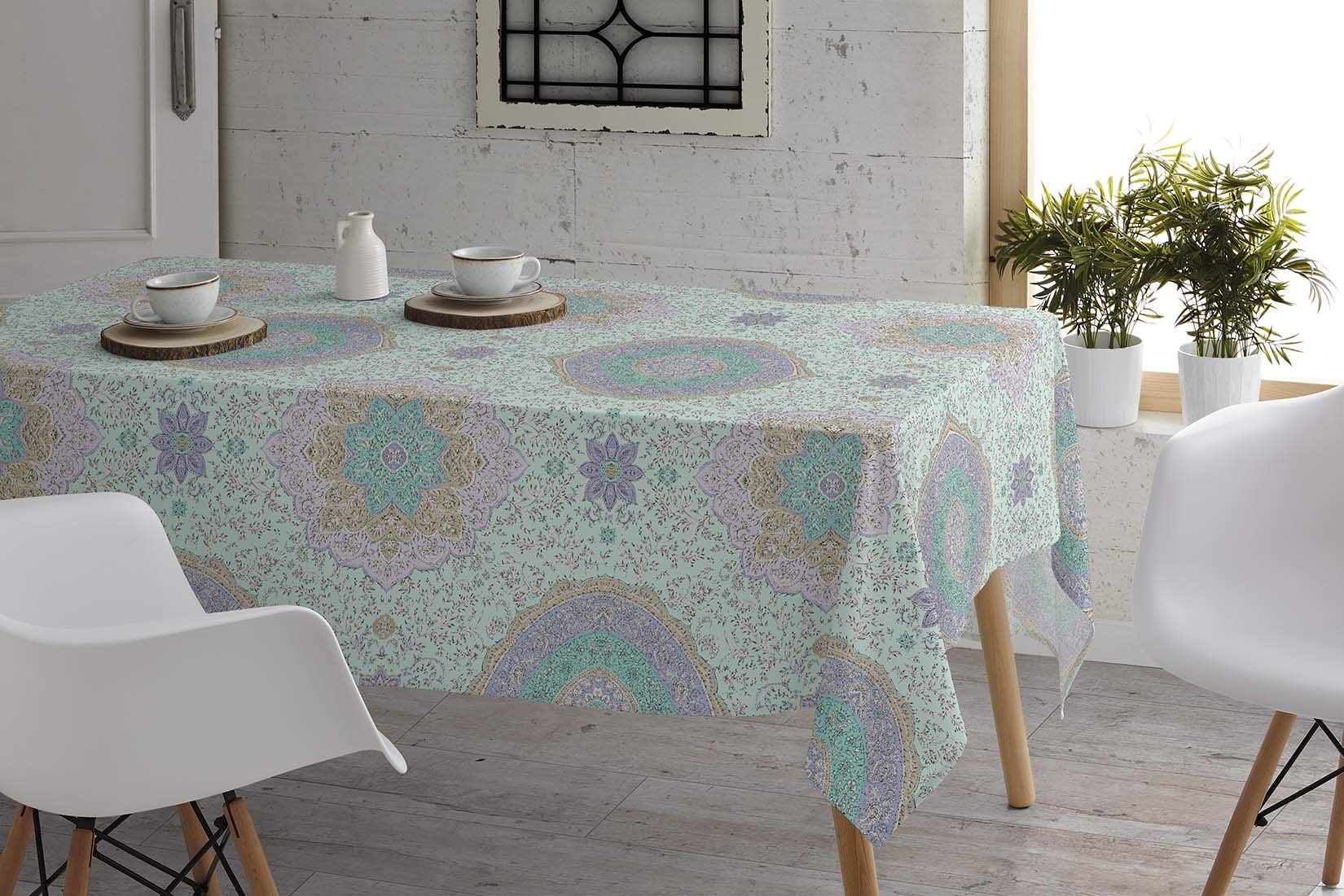 burrito-blanco-mantel-antimanchas-tefl-n-109-turquesa-mantel-160x160-cm-estampad image 3