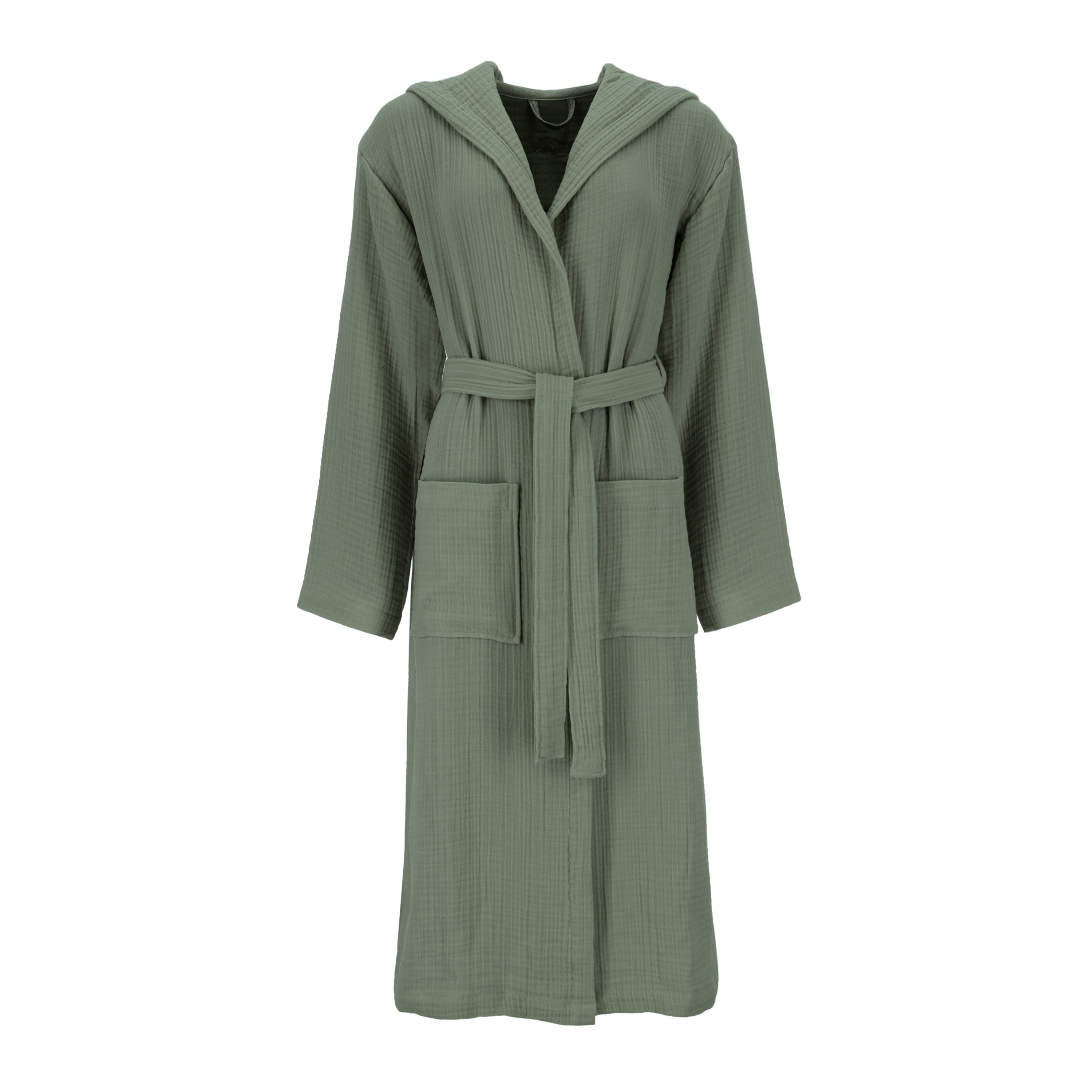 vossen-silent-albornoz-unisex-con-capucha-en-musselina-ligera-230-g-m-unisex image 2
