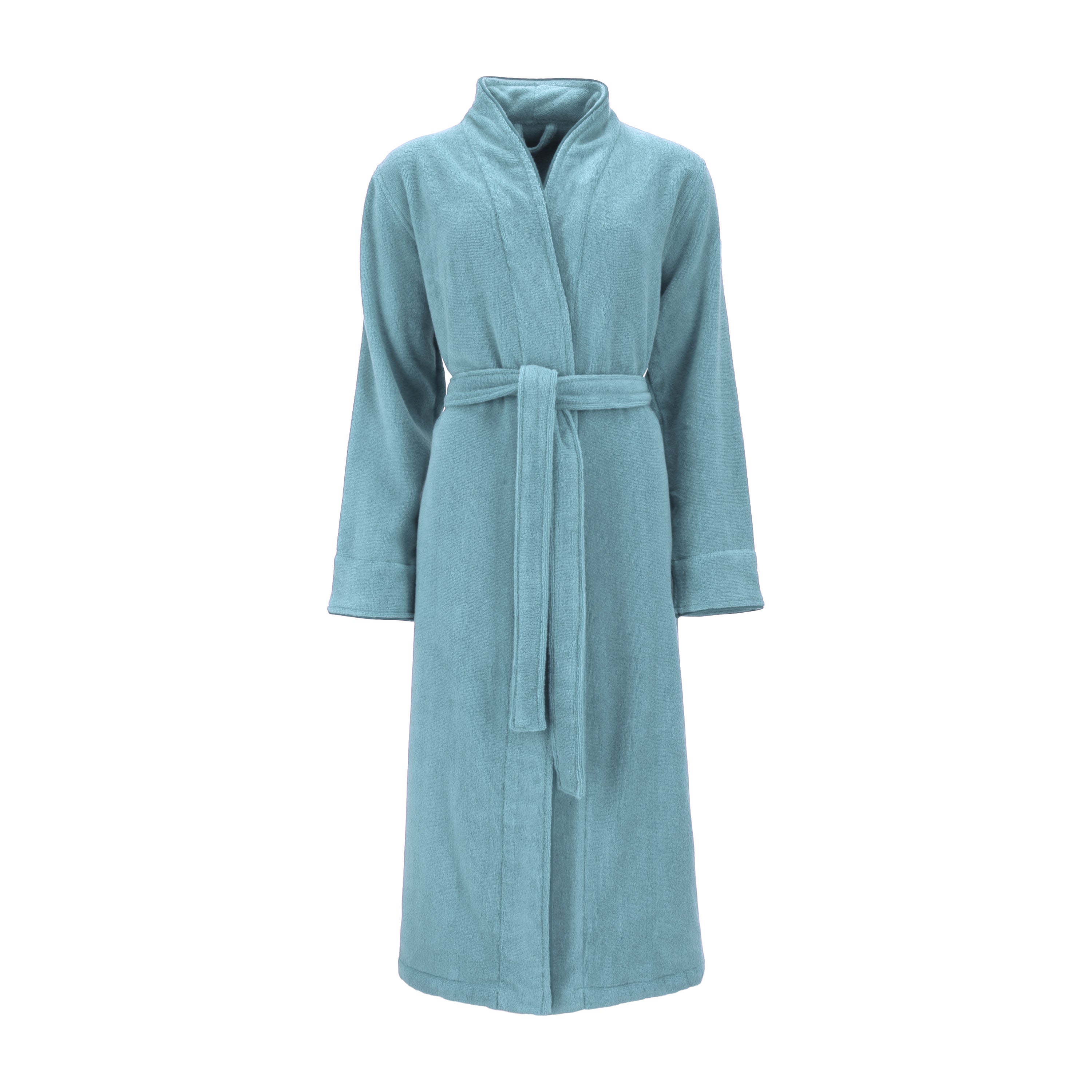 vossen-alabama-albornoz-de-mujer-100-algod-n-microcotton-con-cuello-alto-y-plieg image 3