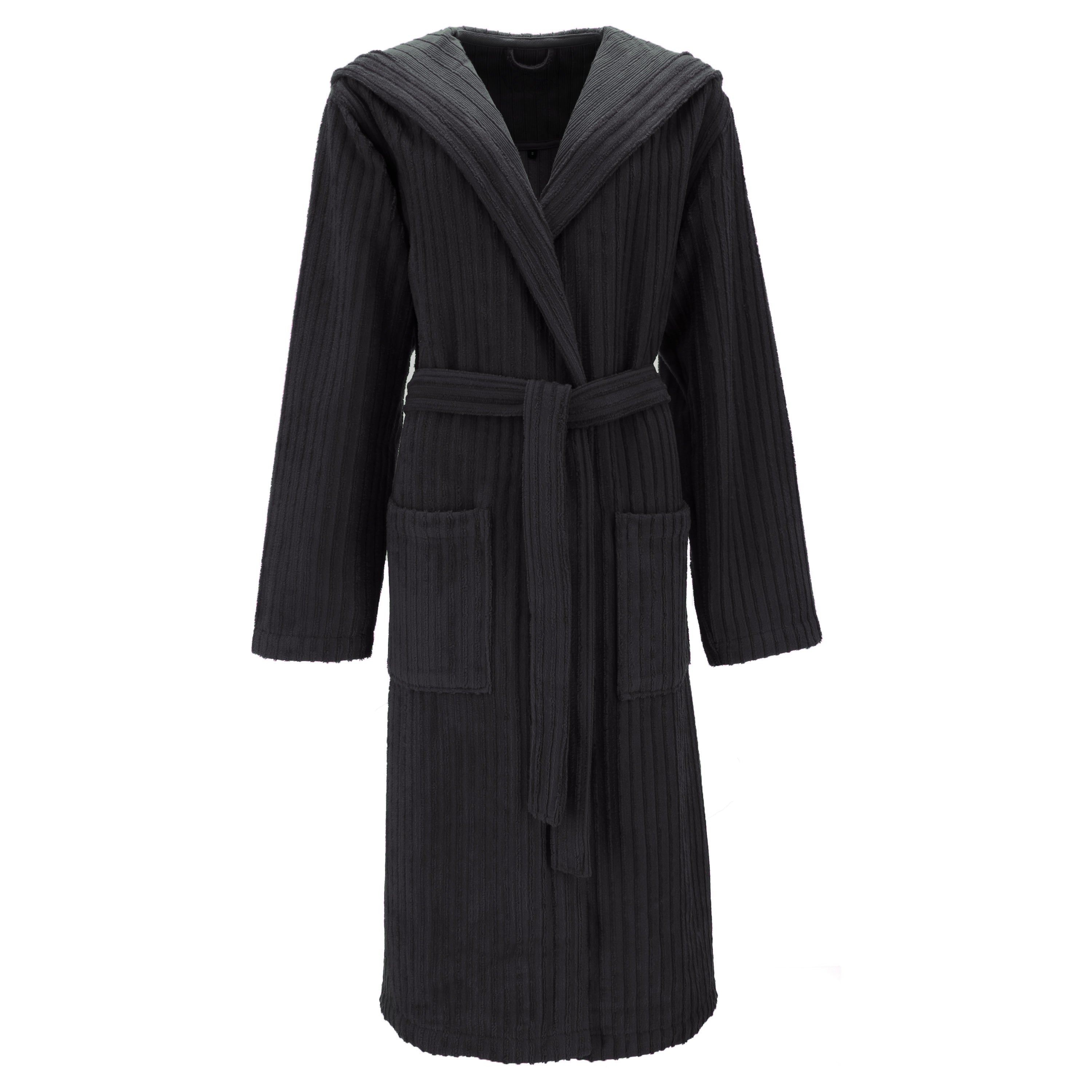 vossen-narona-albornoz-unisex-con-capucha-de-rayas-algod-n-poli-ster-320-g-m image 8