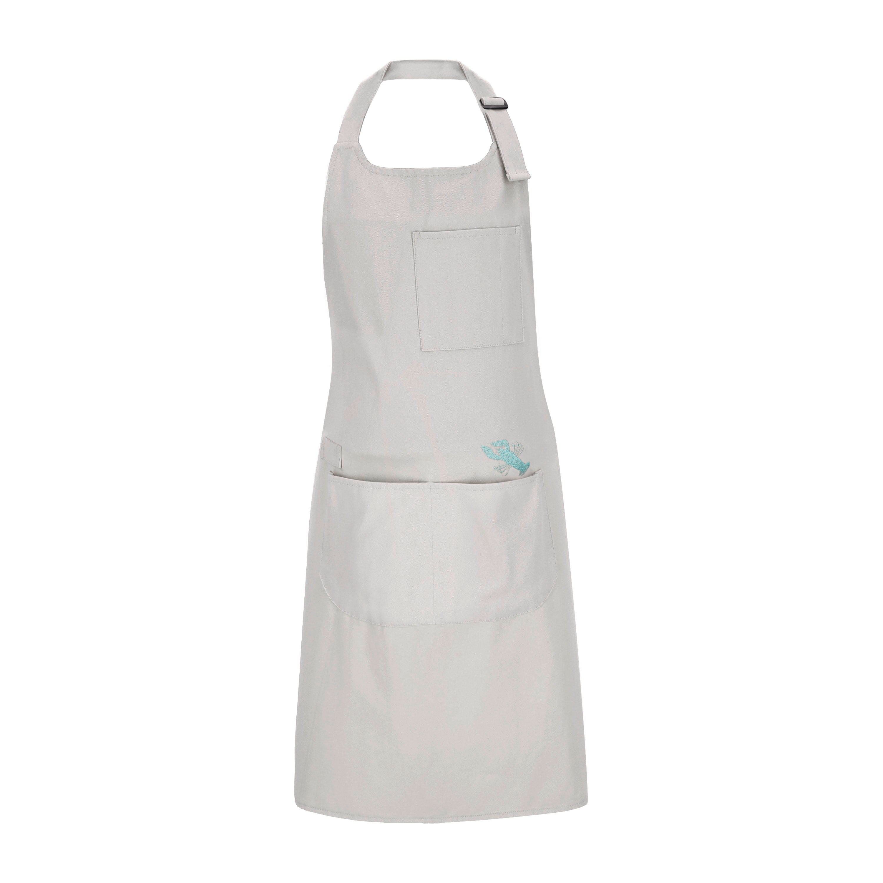 vossen-urban-chef-delantal-de-cocina-con-bordado-langosta-tirante-ajustable-y-bo image 3