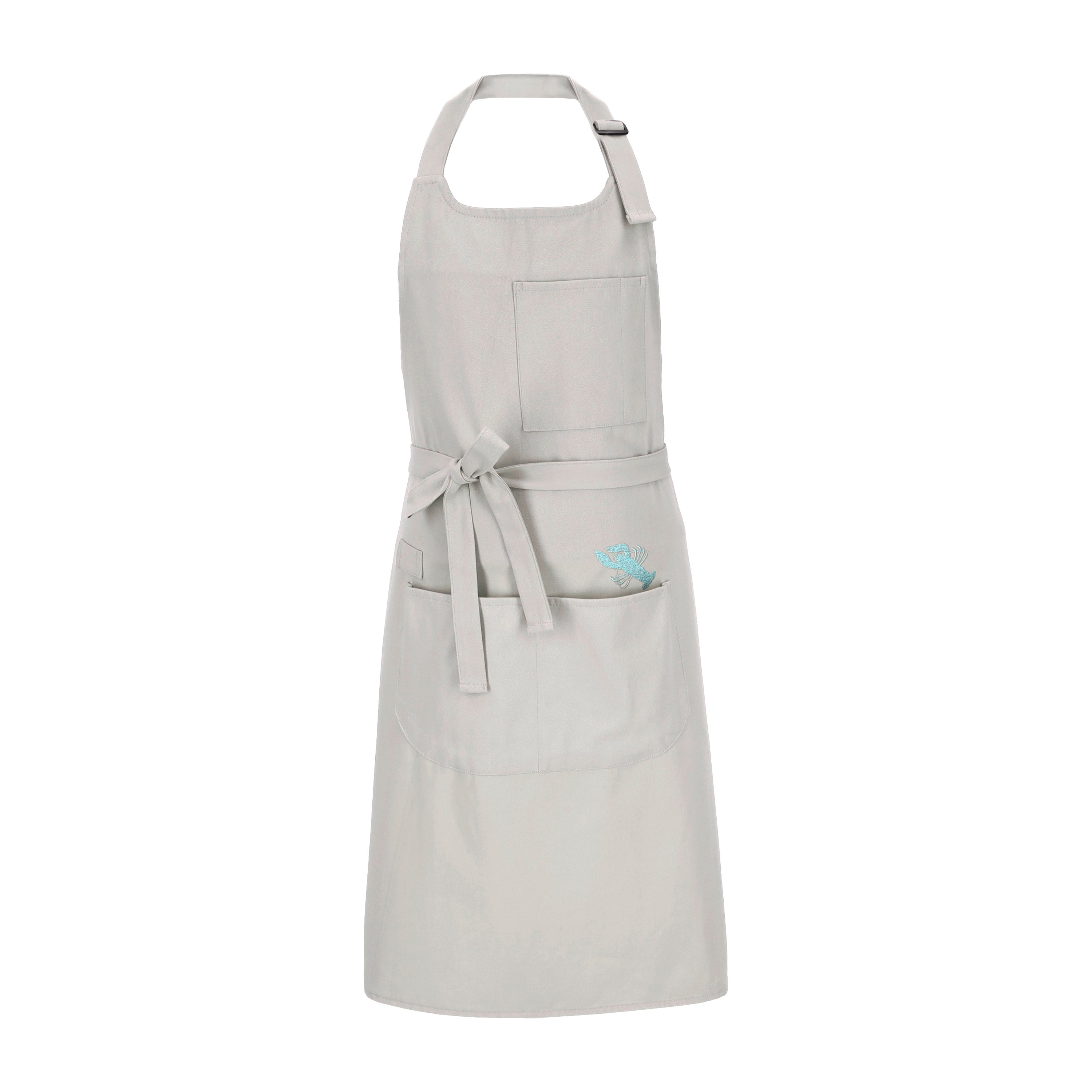 vossen-urban-chef-delantal-de-cocina-con-bordado-langosta-tirante-ajustable-y-bo image 1