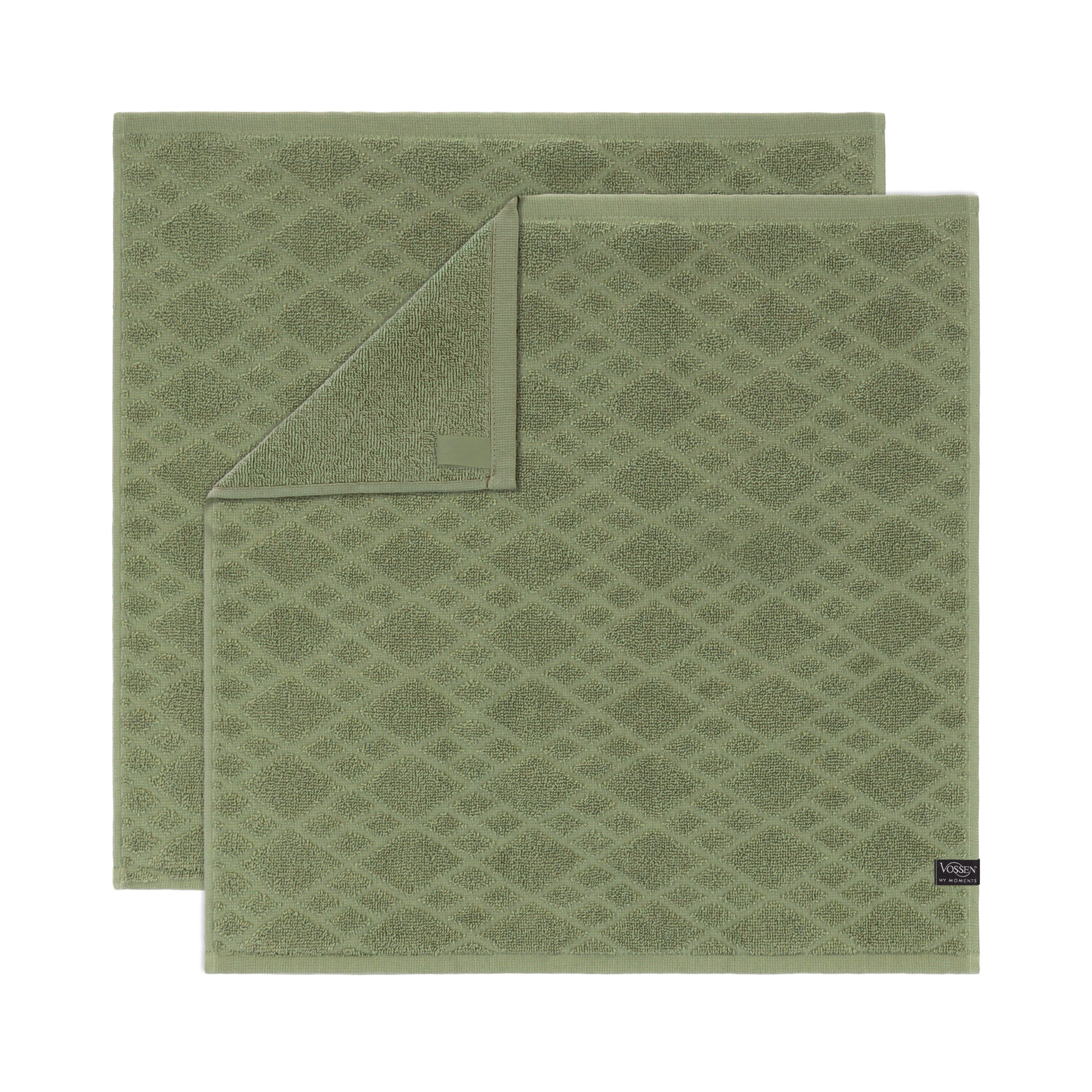 vossen-urban-grid-set-de-2-pa-os-de-cocina-de-algod-n-100-con-estructura-relieve image 7