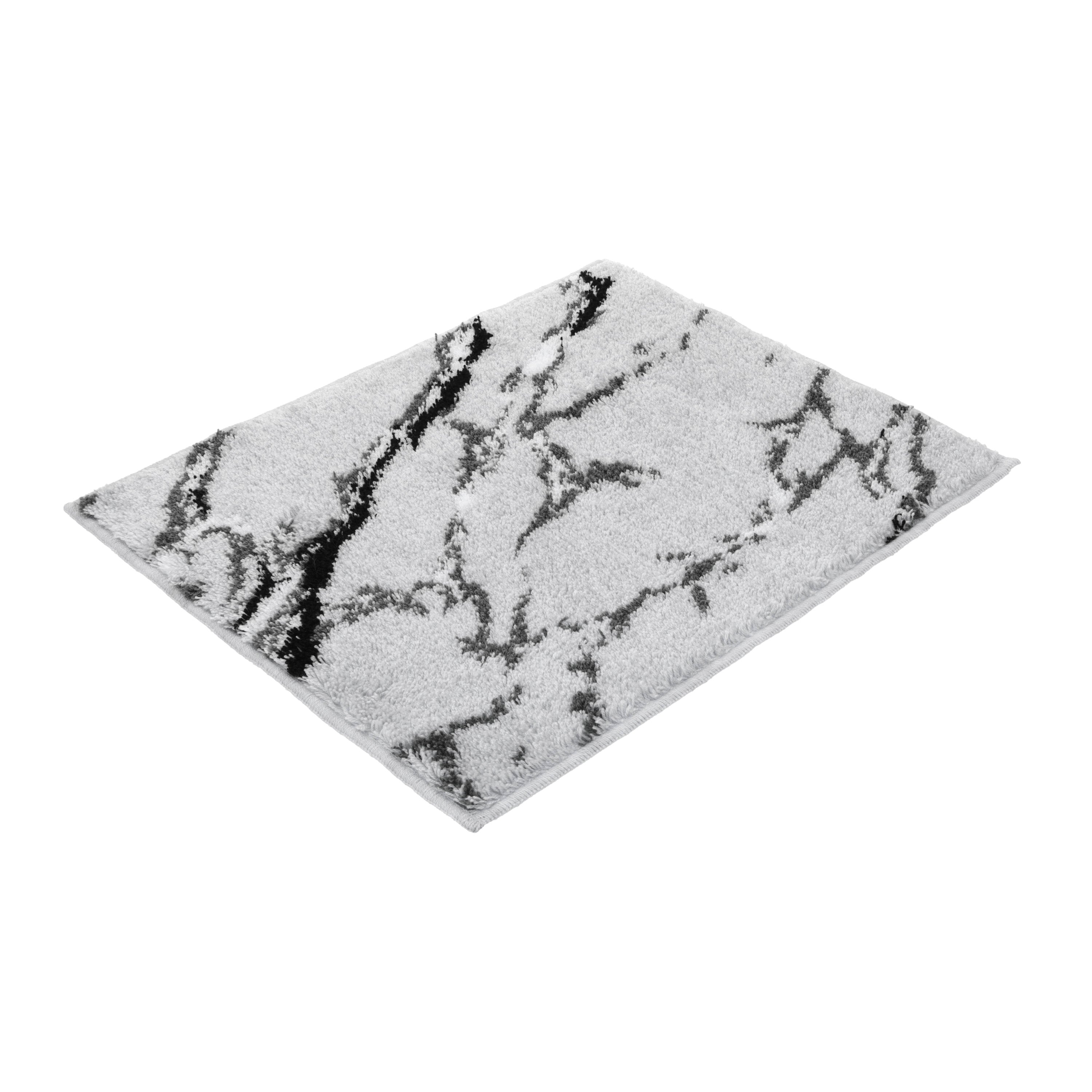 vossen-marble-alfombra-de-ba-o-en-dise-o-marmolado-con-borde-artesanal-3-tallas image 6