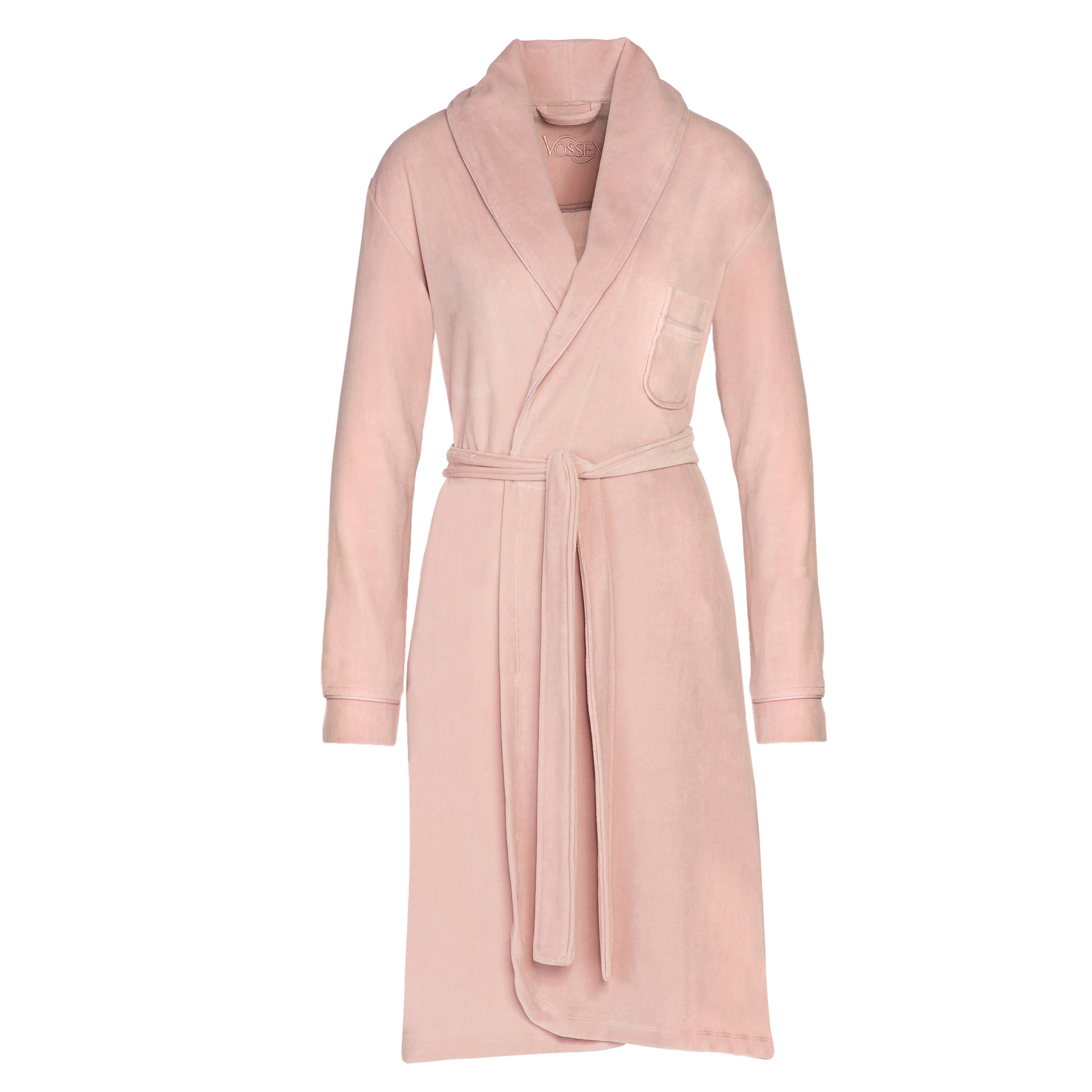 vossen-vivienne-albornoz-de-mujer-con-cuello-shawl-y-ribete-satinado-80-algod-n- image 5