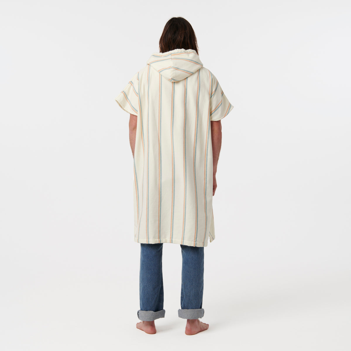 slowtide-baja-stripe-poncho-toalla-fouta-con-capucha-cream-tejido-fouta-transpir image 2