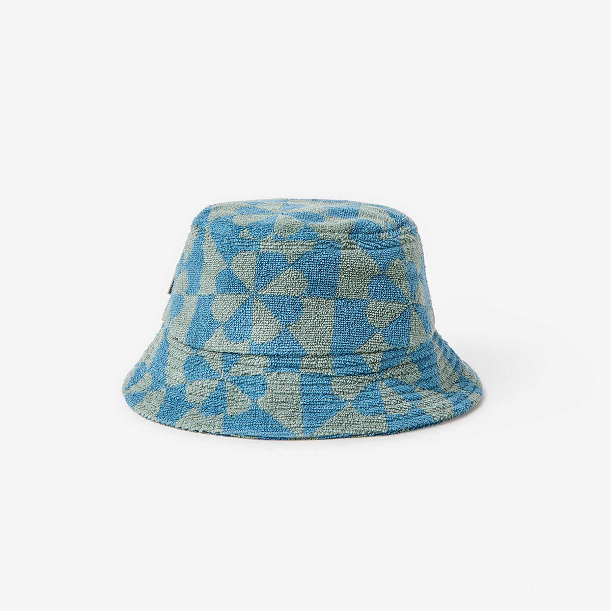 slowtide-bex-terry-bucket-hat-sombrero-cubo-de-rizo-de-algod-n-patr-n-geom-trico image 1