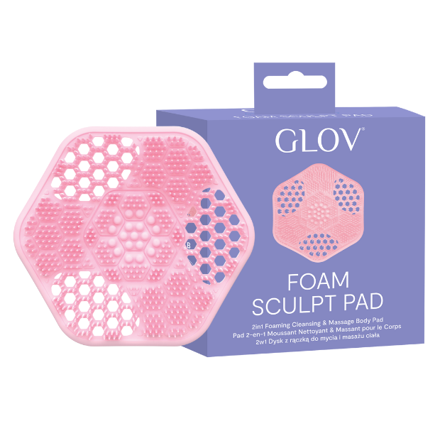 glov-foam-sculpt-pad-disco-2-en-1-con-mango-para-lavado-y-masaje-corporal image 1