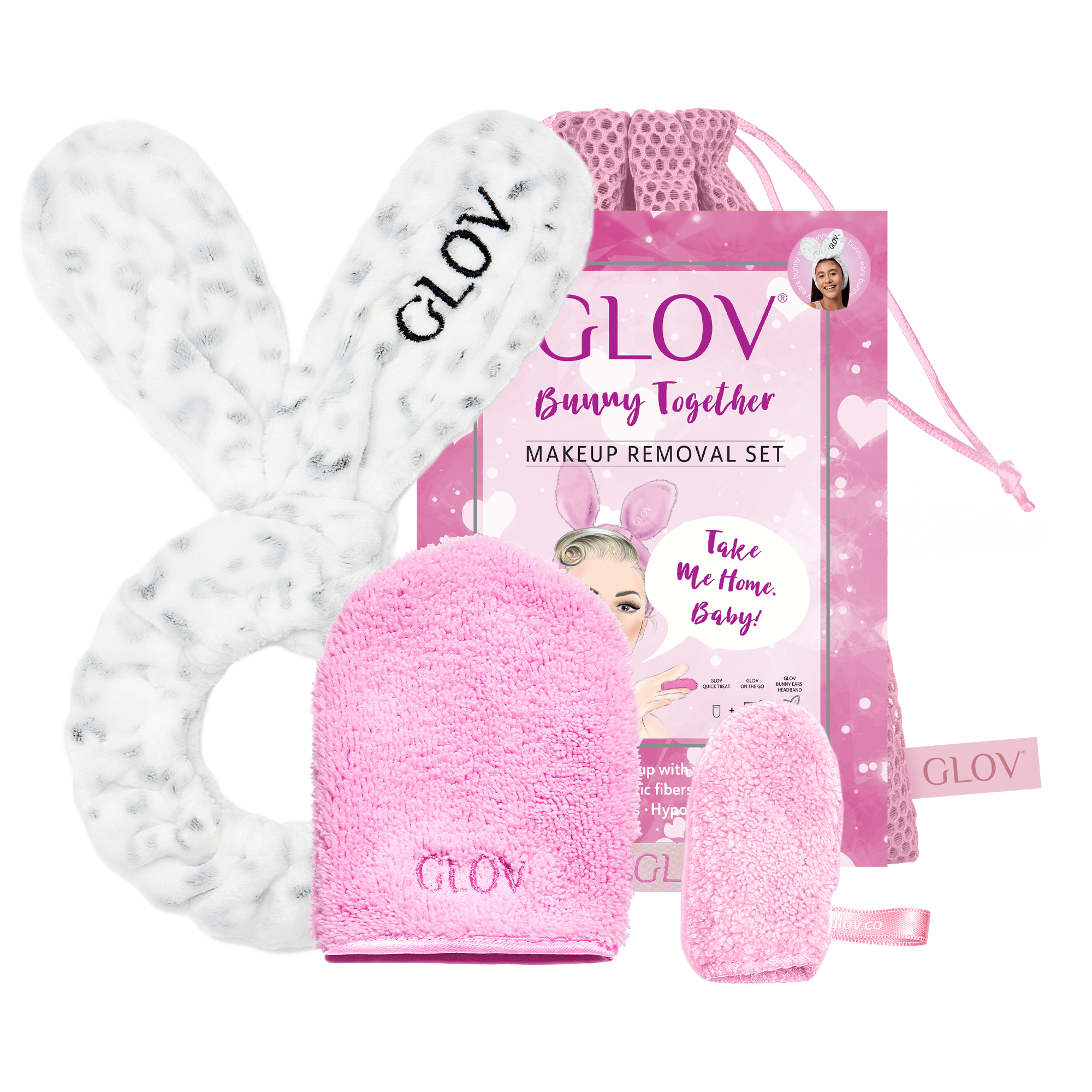 glov-set-bunny-together-outlet-kit-de-cuidado-facial-con-guante-desmaquillante-o image 1