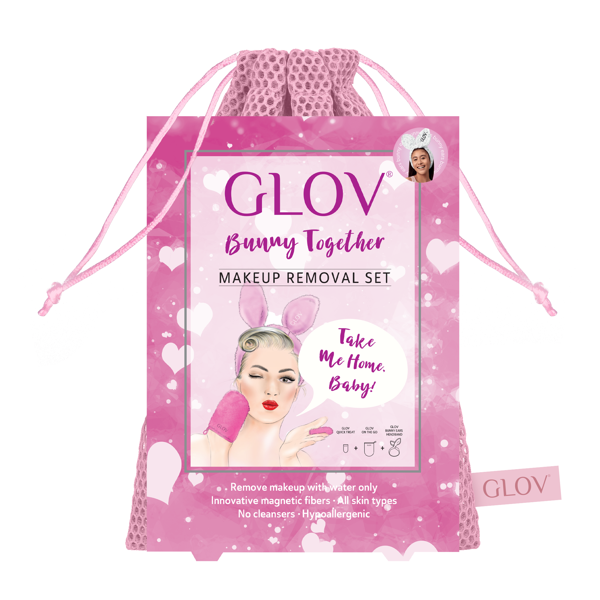 glov-set-bunny-together-outlet-kit-de-cuidado-facial-con-guante-desmaquillante-o image 5