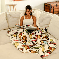 slowtide-cecilia-granata-x-slowtide-manta-de-polar-fleece-con-print-divertido-pe image 2