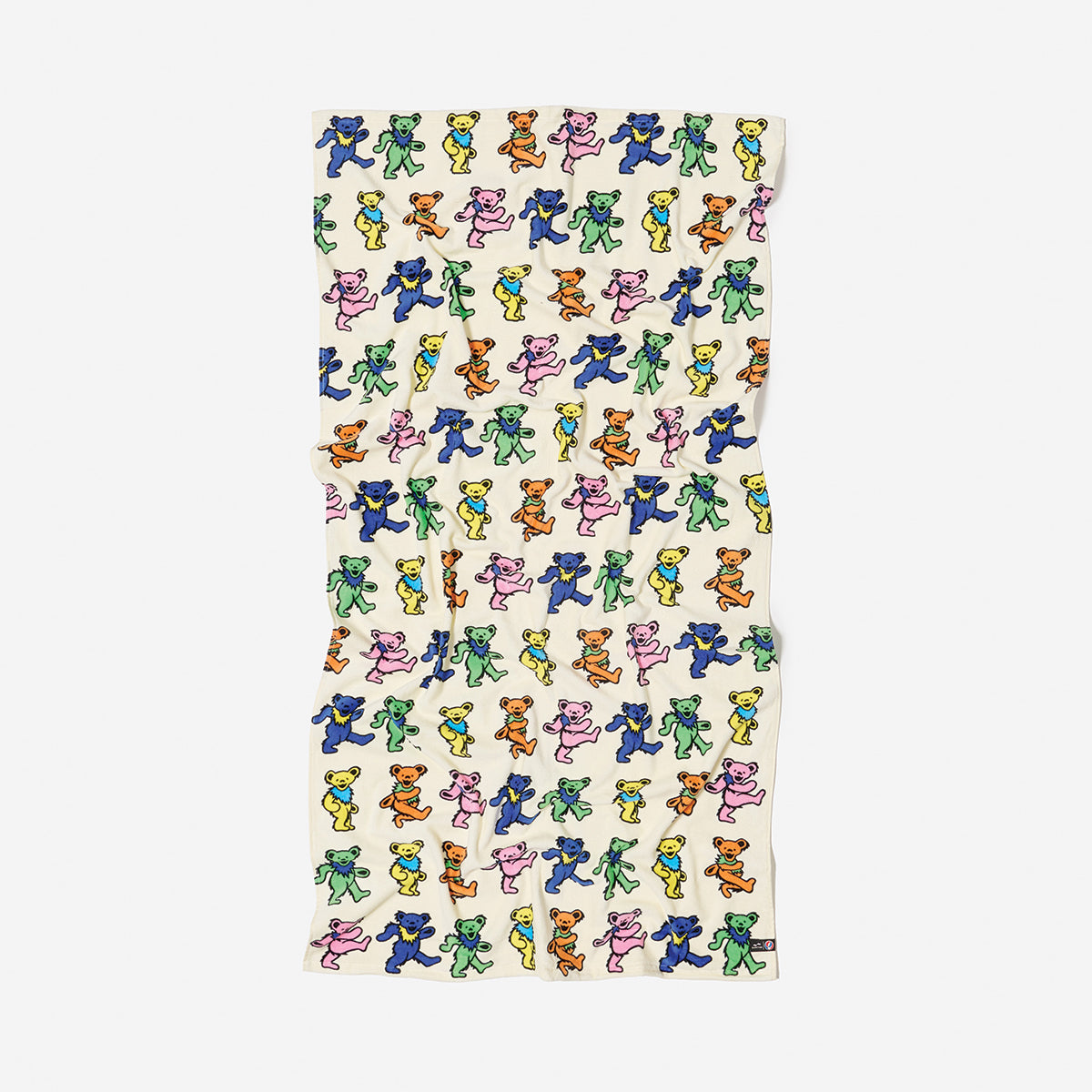 slowtide-dancing-bears-toalla-de-playa-grateful-dead-frontal-de-velour-estampado image 1