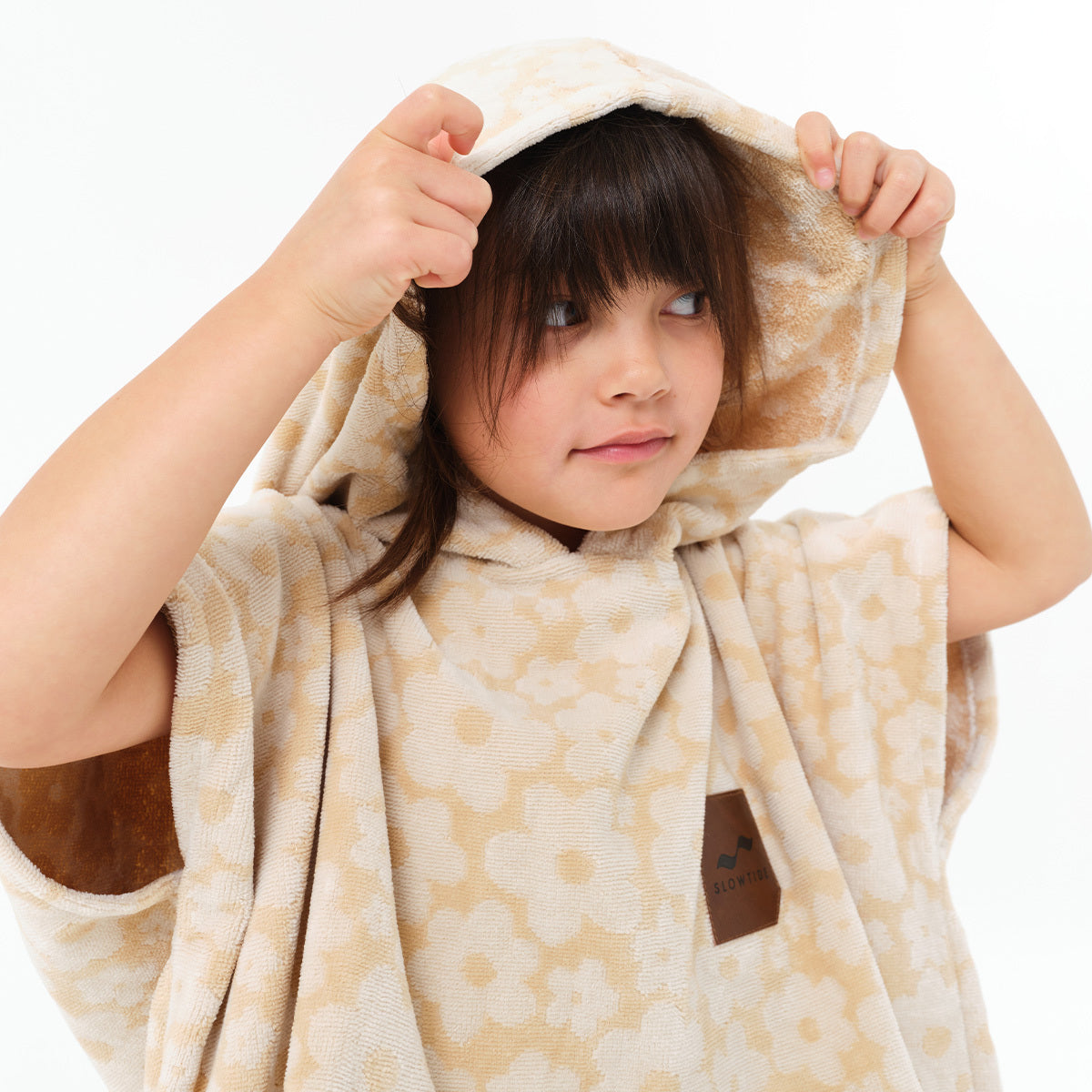 slowtide-ginny-kids-poncho-poncho-toalla-con-capucha-de-algod-n-terry-para-ni-os image 3