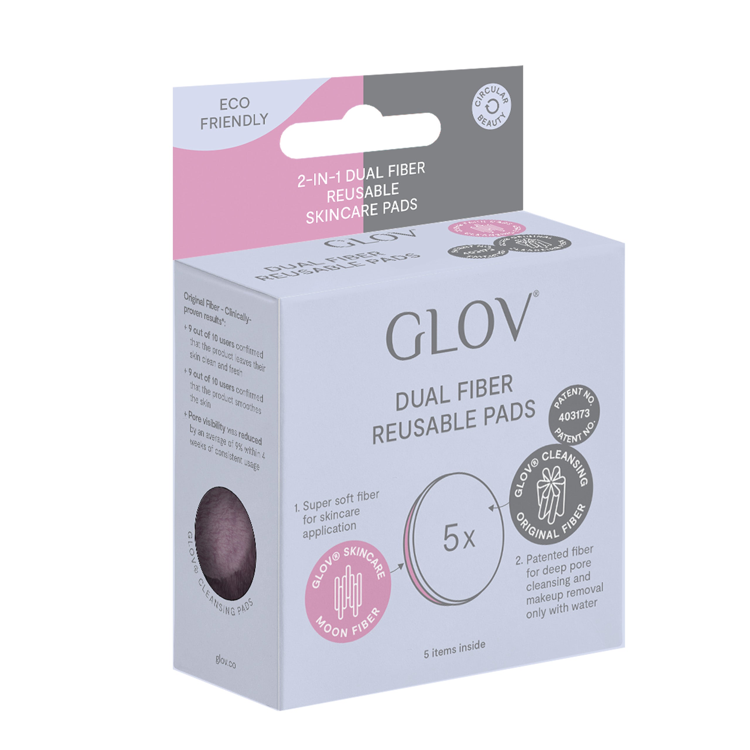 glov-pads-reutilizables-de-doble-fibra-discos-desmaquillantes-moon-fiber-origina image 5