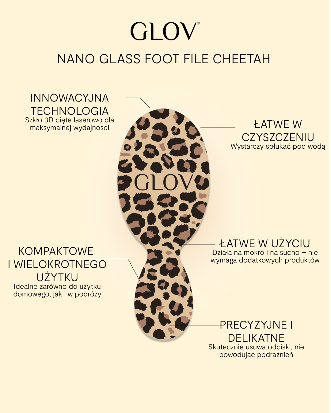 glov-cheetah-edition-piedra-p-mez-de-nano-cristal-para-pies-eliminaci-n-de-callo image 6