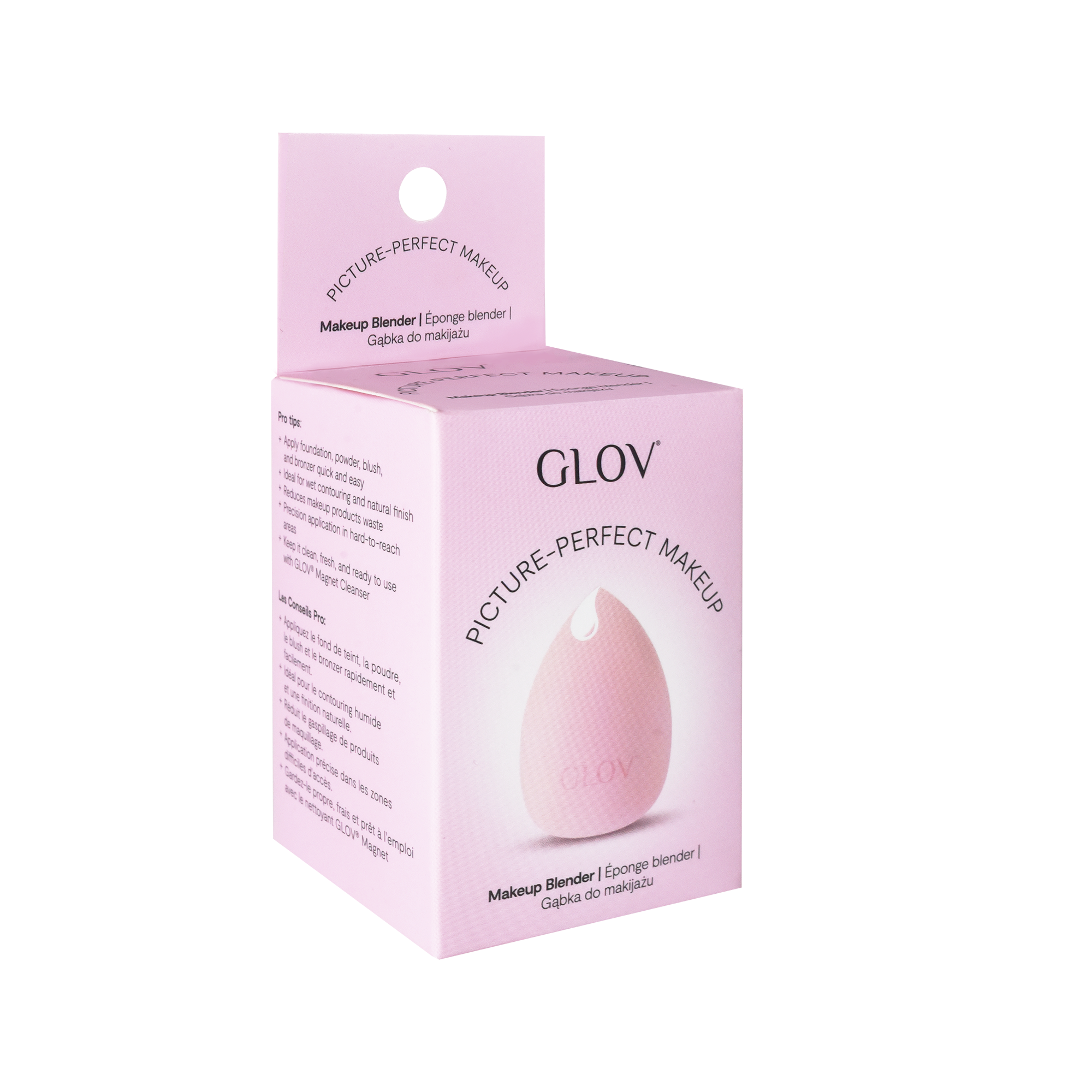 glov-makeup-sponge-esponja-de-maquillaje-con-forma-de-mango-color-rosa image 3