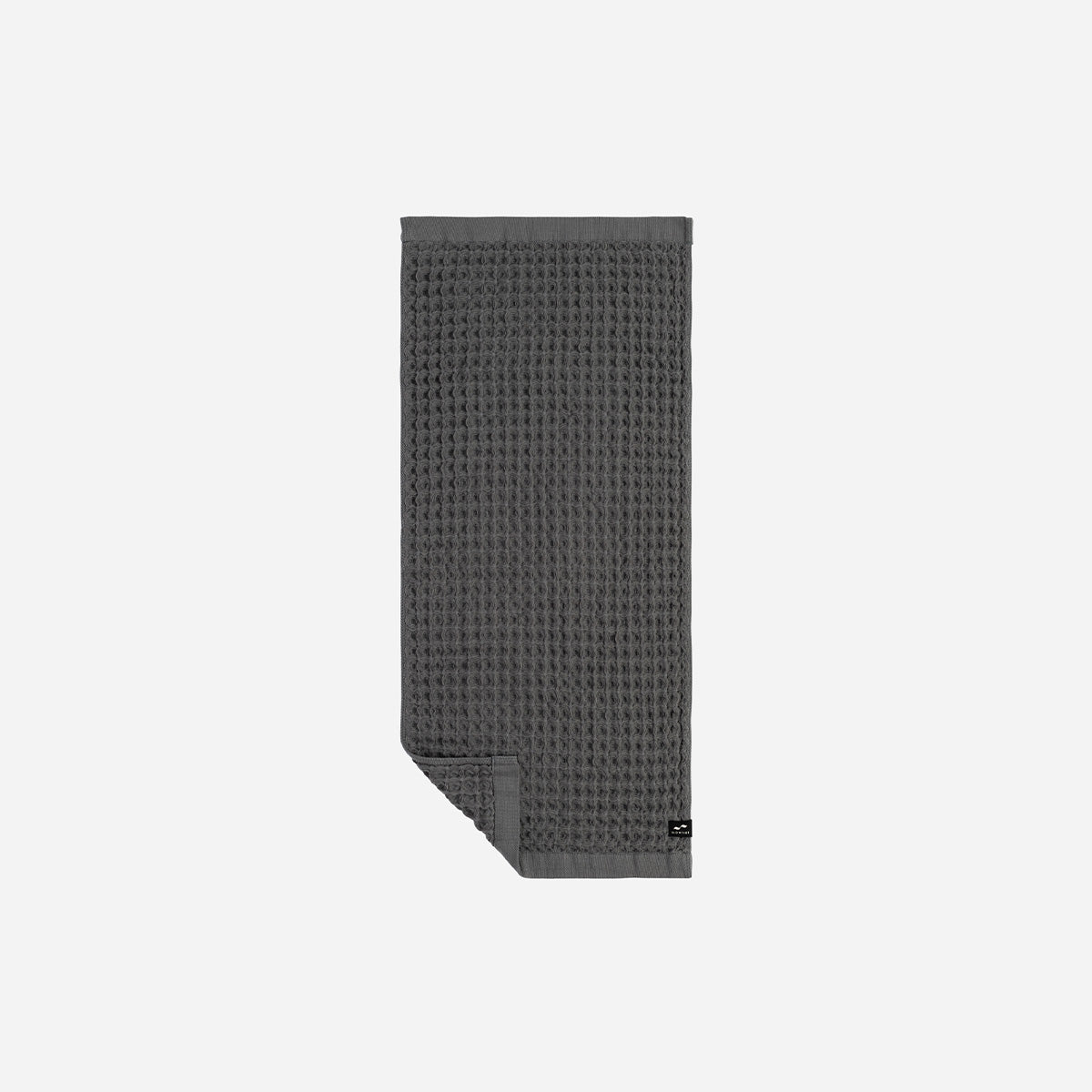 slowtide-guild-waffle-hand-towel-charcoal-toalla-de-mano-de-gofre-350-gsm-suave- image 1