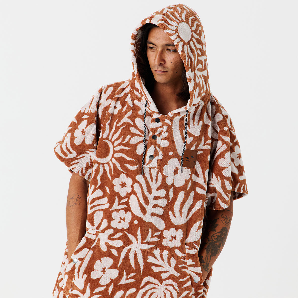 slowtide-sunny-poncho-toalla-extra-c-lido-toast-terry-de-algod-n-pesado-oversize image 7