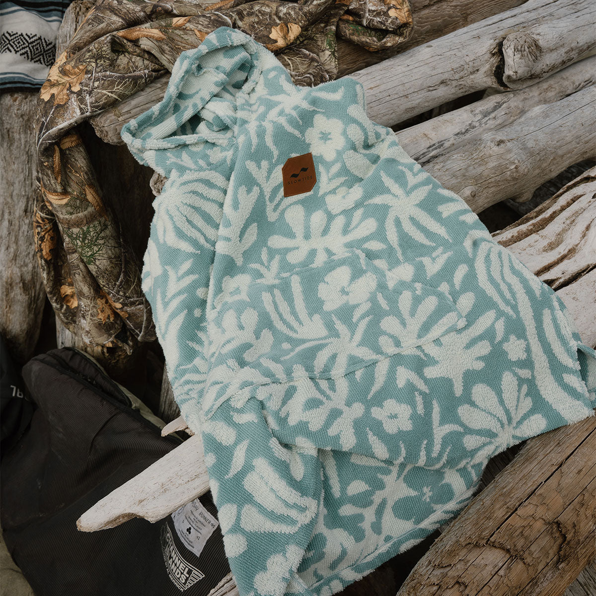 slowtide-sunny-poncho-infantil-de-algod-n-terry-absorbente-estampado-bot-nico image 5