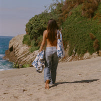 slowtide-sunny-tote-bolso-de-playa-terry-azul-polvoriento-forro-de-lona-de-algod image 8