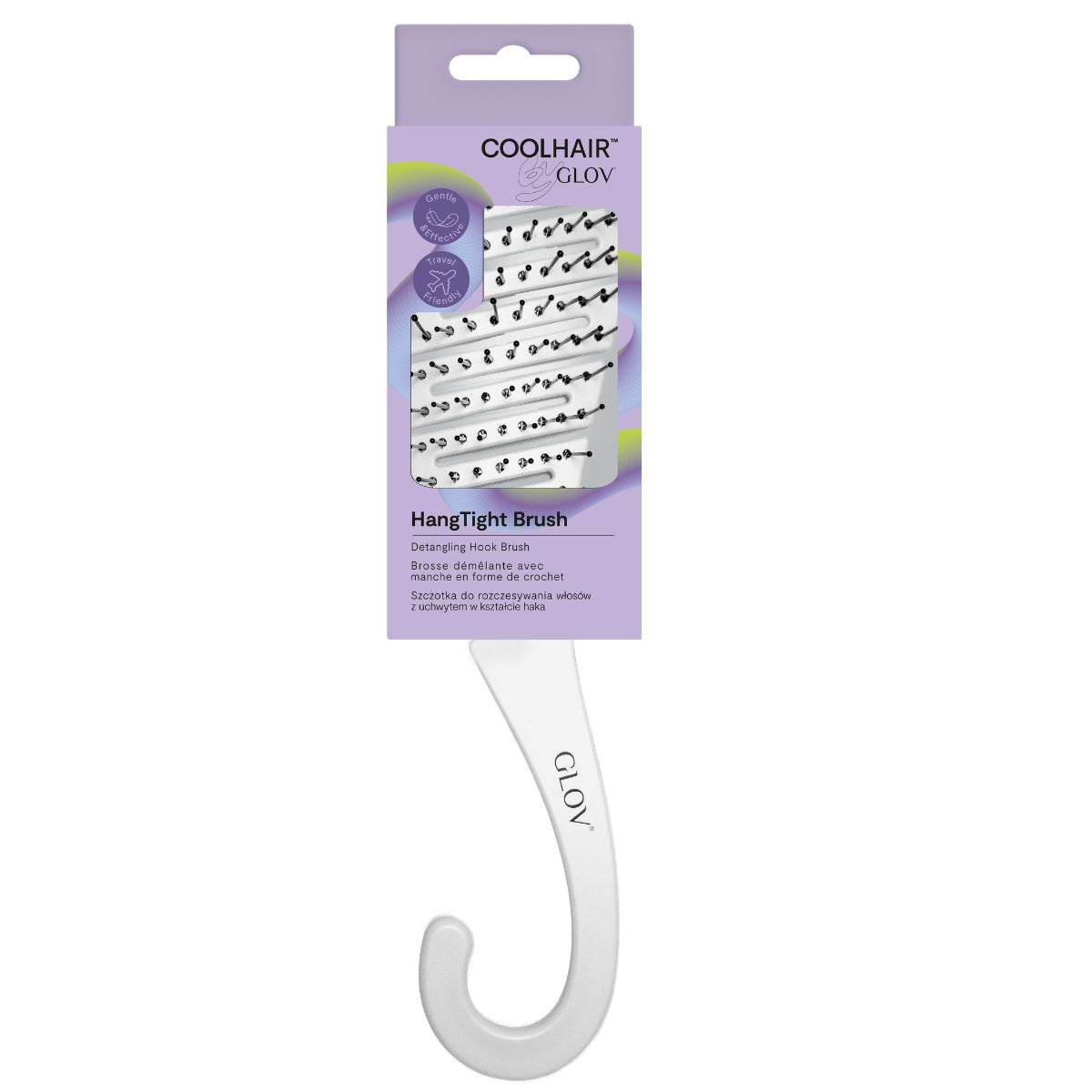 glov-hang-tight-cepillo-para-desenredar-con-r-czka-en-forma-de-gancho image 1