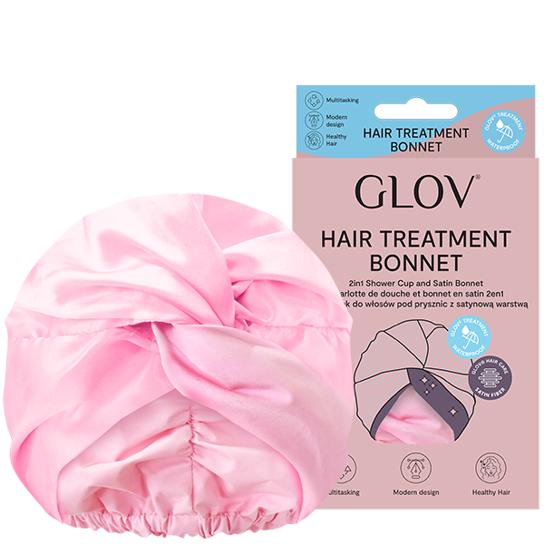 glov-hair-treatment-bonnet-2-en-1-gorro-de-ducha-y-gorro-satinado-nocturno-para- image 1